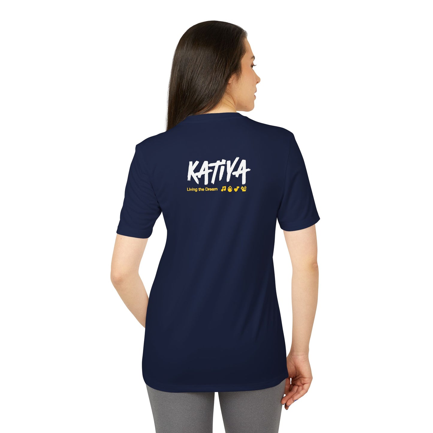 adidas Unisex Sport T-shirt | Katiya Living the Dream x LioWalls Song