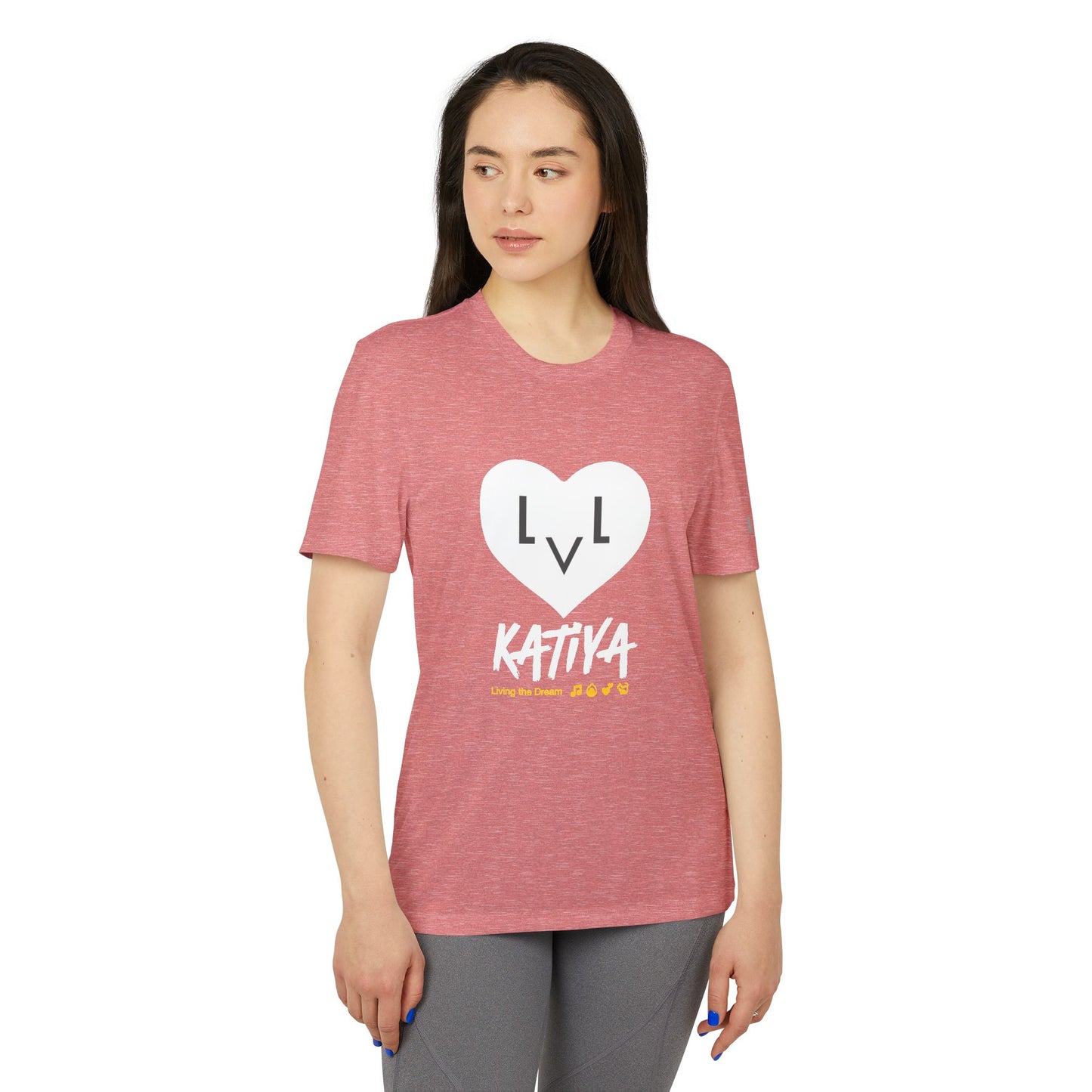 adidas Unisex Sport T-shirt  | Katiya Living the Dream x LioWalls Song