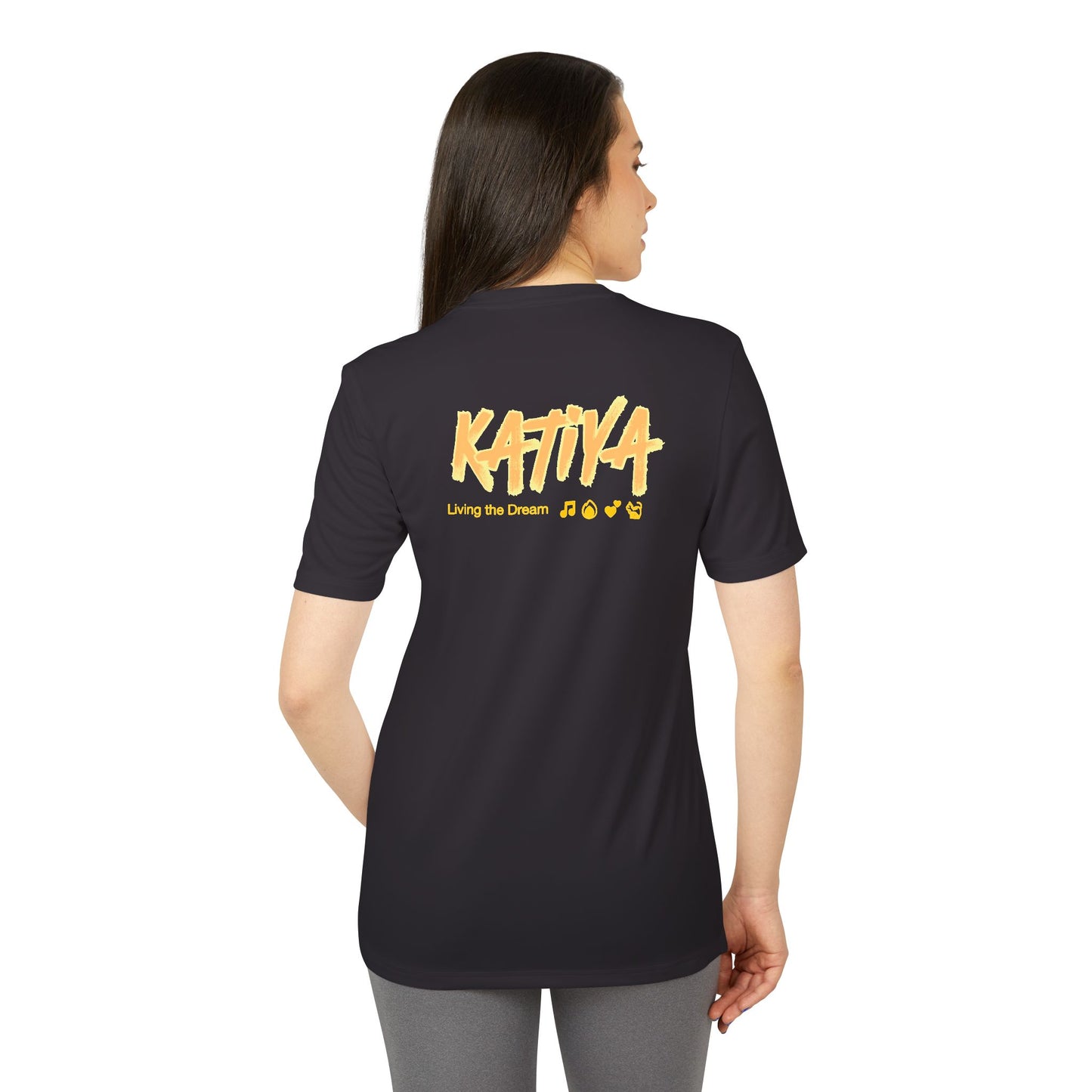 adidas Unisex Sport T-shirt | Katiya Living the Dream x LioWalls Song