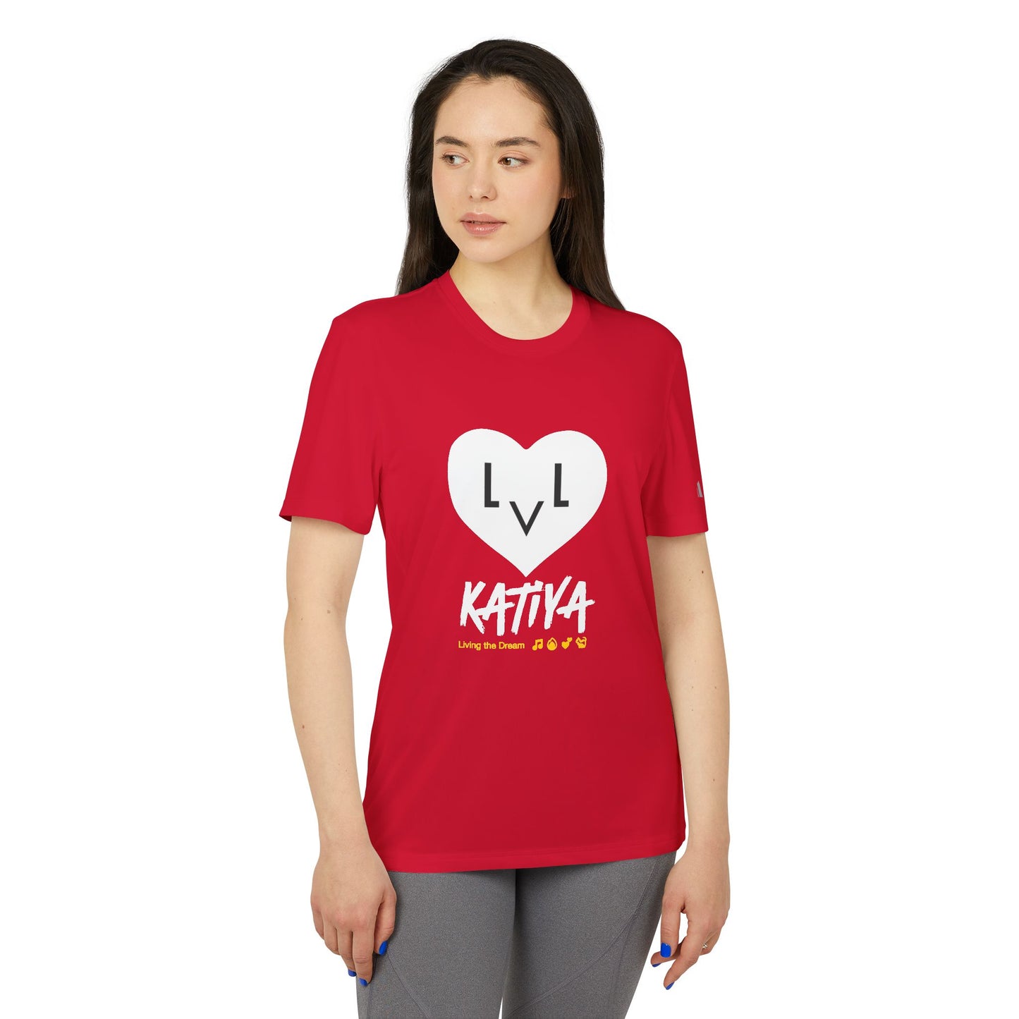 adidas Unisex Sport T-shirt  | Katiya Living the Dream x LioWalls Song