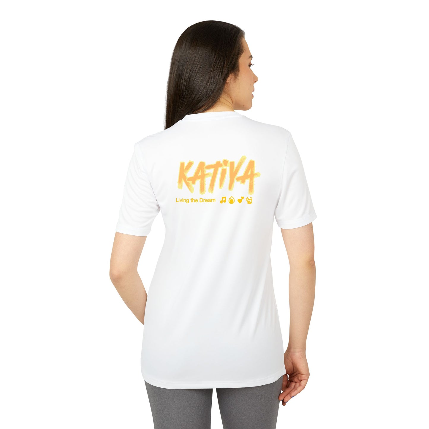 adidas Unisex Sport T-shirt | Katiya Living the Dream x LioWalls Song