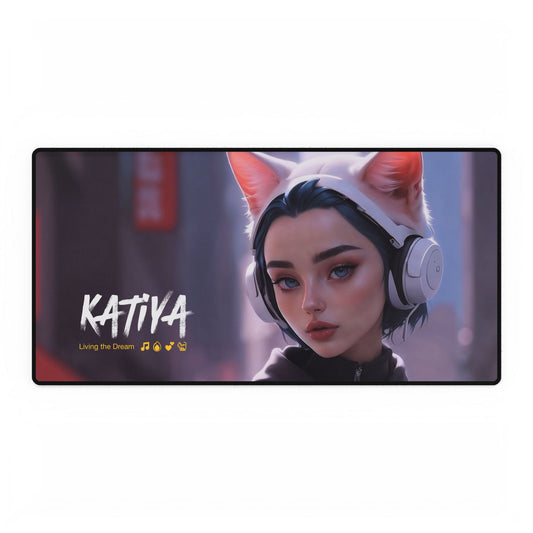 Katiya Living the Dream x LioWalls Song Desk Mat – The Ultimate Gaming & Workstation Upgrade