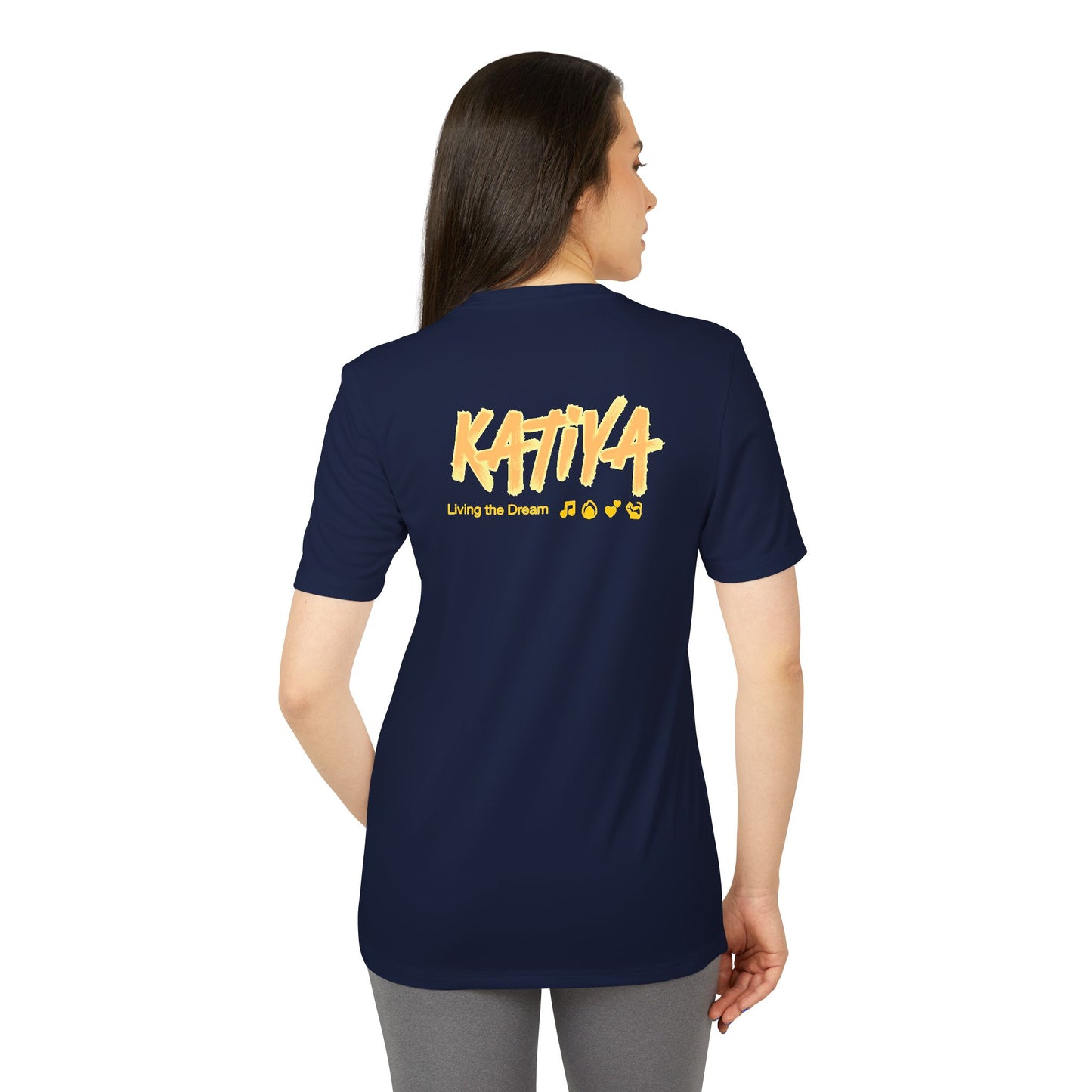 adidas Unisex Sport T-shirt | Katiya Living the Dream x LioWalls Song