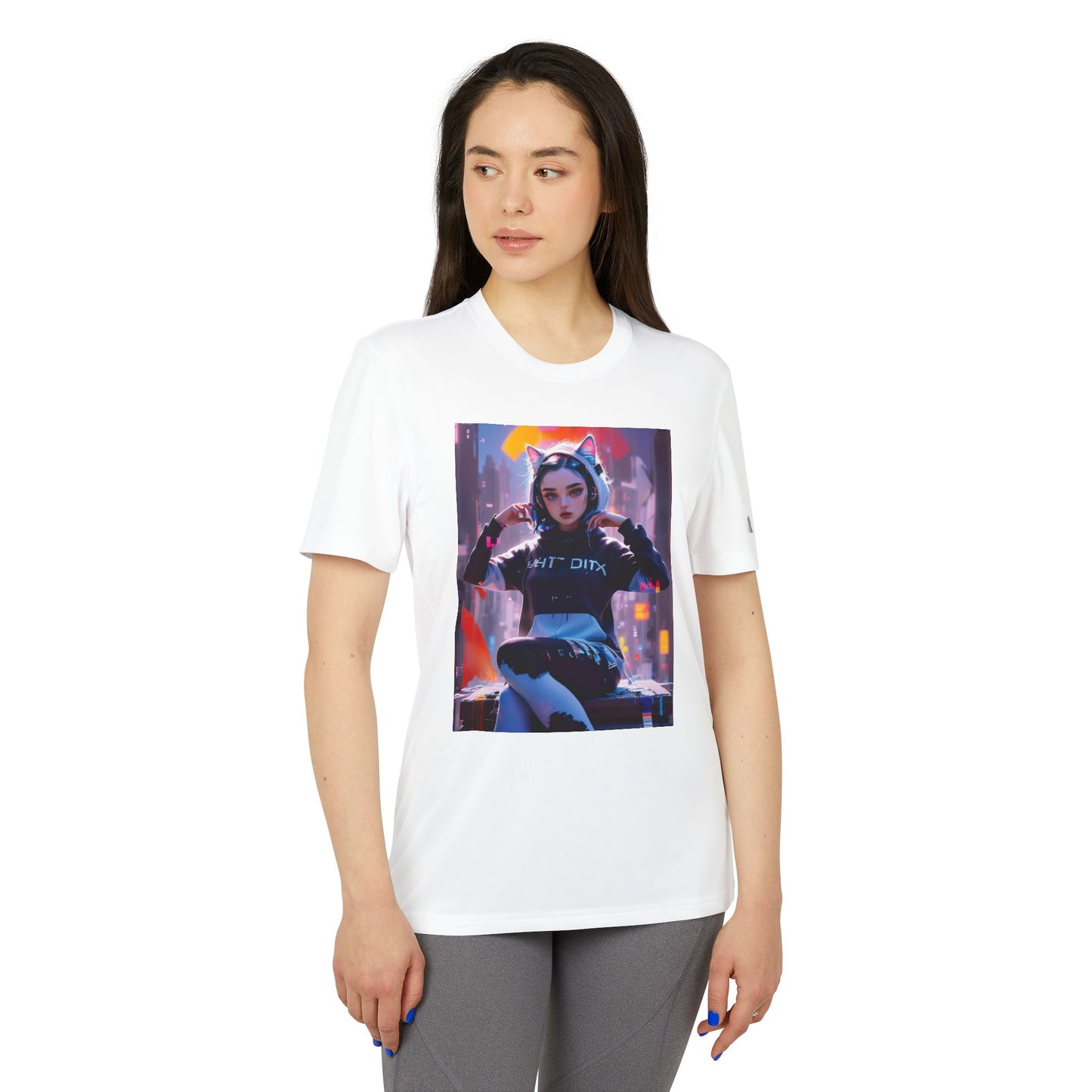 adidas Unisex Sport T-shirt | Katiya Living the Dream x LioWalls Song