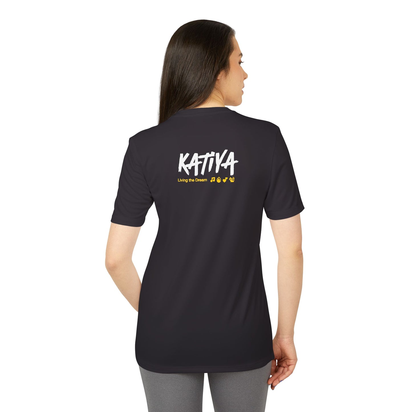 adidas Unisex Sport T-shirt | Katiya Living the Dream x LioWalls Song