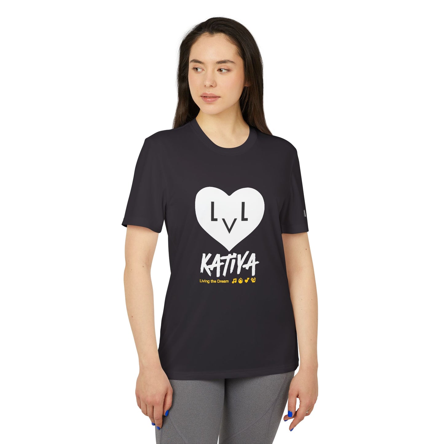 adidas Unisex Sport T-shirt  | Katiya Living the Dream x LioWalls Song