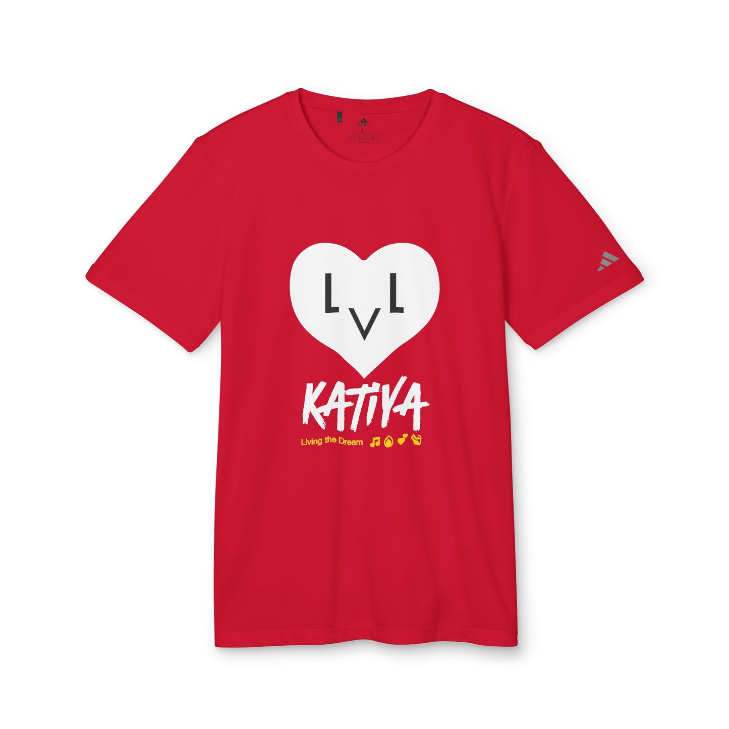 adidas Unisex Sport T-shirt  | Katiya Living the Dream x LioWalls Song